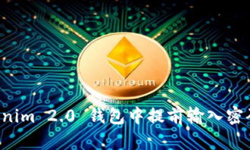 如何在 Tokenim 2.0 钱包中提前输入密码安全性分析