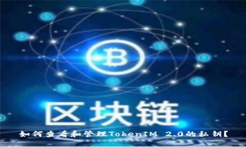 如何查看和管理TokenIM 2.0的私钥？