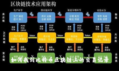 如何找到比特币区块链上的交易记录